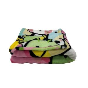 SQUISHMALLOWS Cute Together Colorful Soft Throw Blanket - New 2024